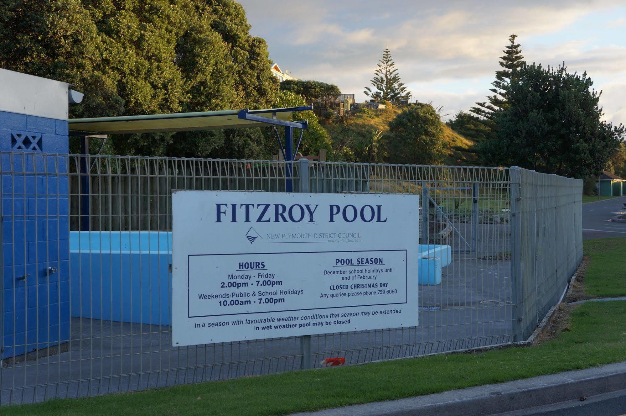 Fitzroy Beach Holiday Park ニュープリマス エクステリア 写真